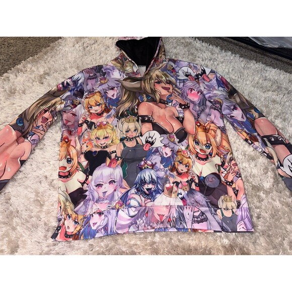 Neko Girl Anime Hoodie size L - Picture 1 of 4